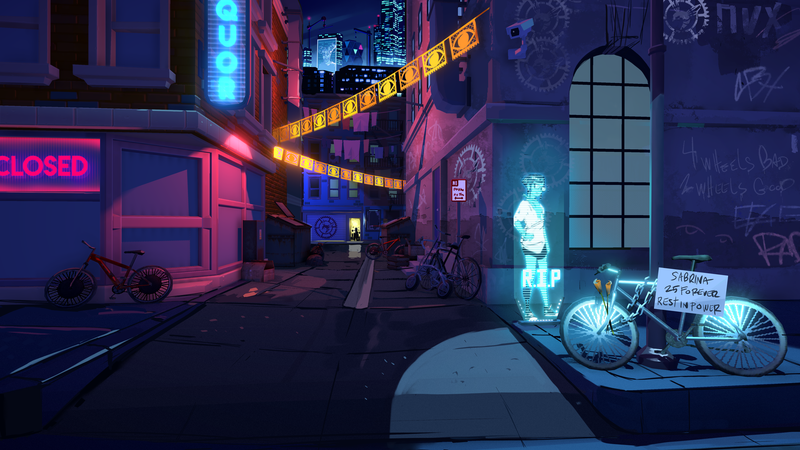 Illustration for article titled This Game Imagines a Bleak Future in Which Tech Companies Win and Gig Workers Just Try to Survive